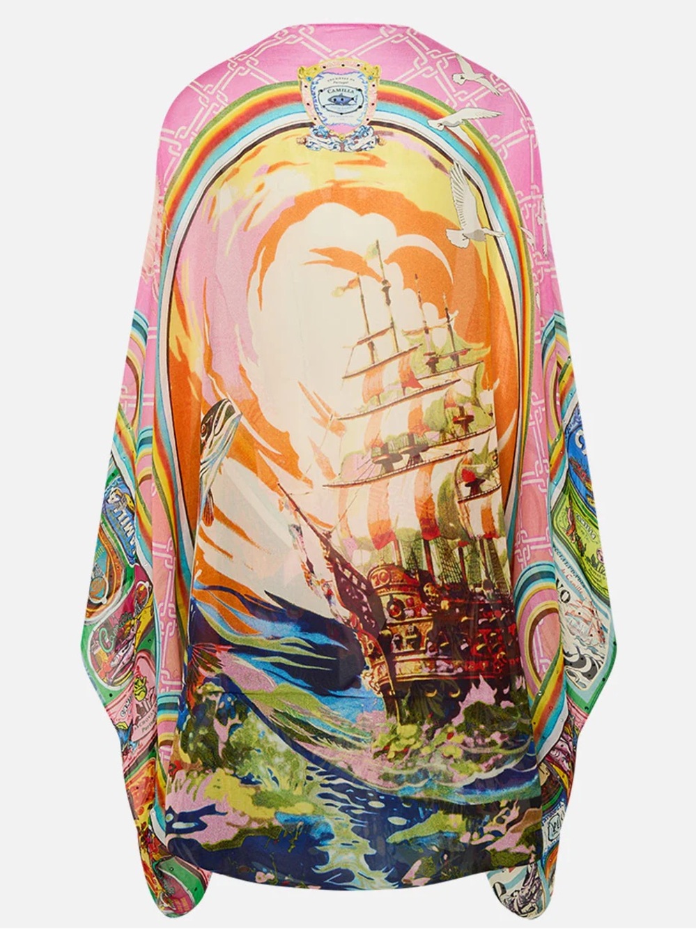 Camilla Silk Shrug Salty Splendour - Picture 7 of 7
